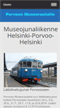 Mobile Screenshot of porvoonmuseorautatie.fi